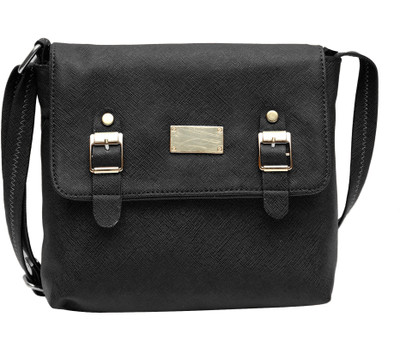 

Hawai Girls Formal Black PU Sling Bag