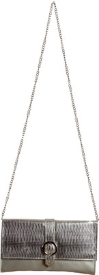 

Impress Women Casual Silver PU Sling Bag