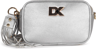 

Diana Korr Women Casual Silver PU Sling Bag