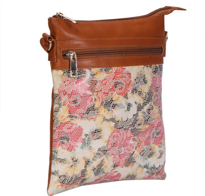 

Kleio Women Casual Brown PU Sling Bag