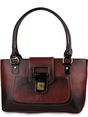 

TR Fashion Women Casual Brown PU Hand-held Bag