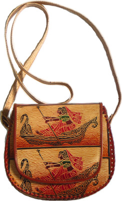 

Banga Bhandar Women Casual Beige Genuine Leather Sling Bag