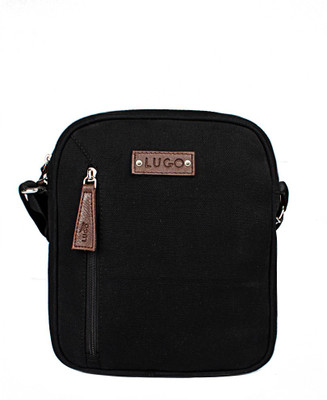 

Lugo Men Casual Black Canvas Sling Bag