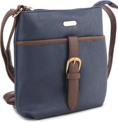 

Lavie Women Casual Blue PU Sling Bag