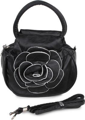

Star Style Women Casual Black Leatherette Sling Bag