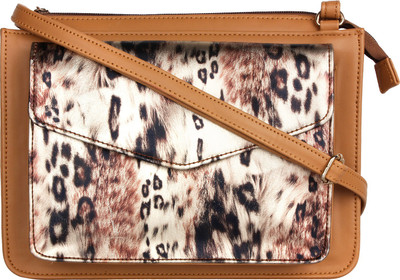 

Mastani Women Casual White PU Sling Bag