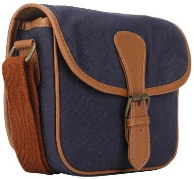 

Crapgoos Women Casual Blue Canvas Sling Bag
