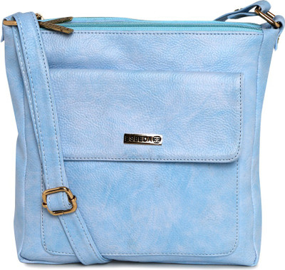 

Esbeda Women Casual Blue PU Sling Bag