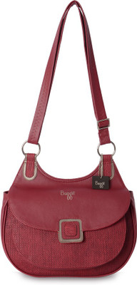 

Baggit Women Casual Maroon Rexine Sling Bag