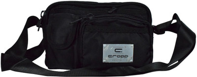 

Cropp Men & Women Casual Black Nylon Sling Bag