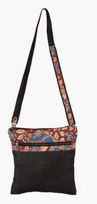 

Jute Tree Women Casual Black Jute Sling Bag
