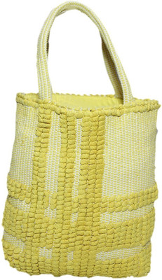 

Diwaah Women Casual Yellow Cotton Tote