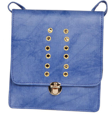 

Alexa India Girls Blue Leatherette Sling Bag