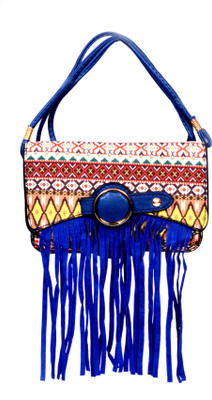 

Bags Craze Women Casual Blue PU Sling Bag