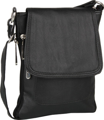 

Alessia Women Casual Black PU Sling Bag