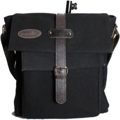 

Moda Desire Women Casual Black Canvas Sling Bag