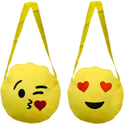 AARIP Girls Casual Yellow Velvet Sling Bag