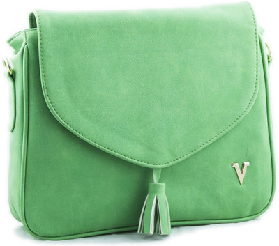 

Voaka Girls Casual Yellow Leatherette Sling Bag