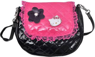 

Hawai Women Casual Black, Pink PU Sling Bag