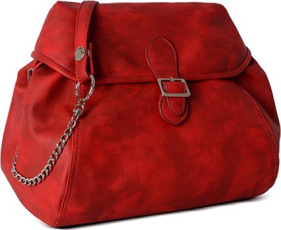 

Baggit Women Casual Red Rexine Sling Bag