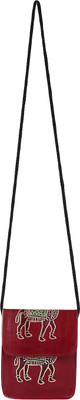 

Frosty Fashion Women Casual Brown Genuine Leather Sling Bag