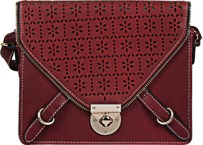 

Zoricane Women Casual Red PU Sling Bag