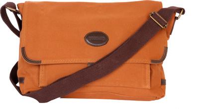 

Woodland Men & Women Casual Brown Canvas Sling Bag