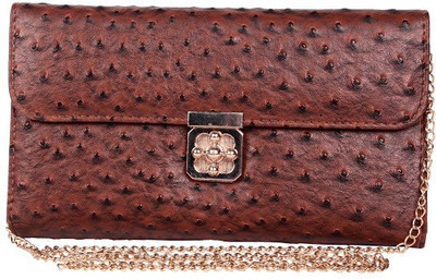 

Trendberry Women Casual Brown PU Sling Bag