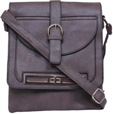 

Sandy Winds Girls Casual Brown Leatherette Sling Bag