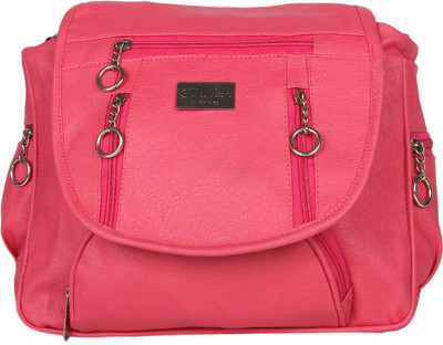 

Savitri Arts Women Casual Pink PU Sling Bag