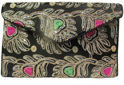 

ALAR Women Casual Black Silk Sling Bag