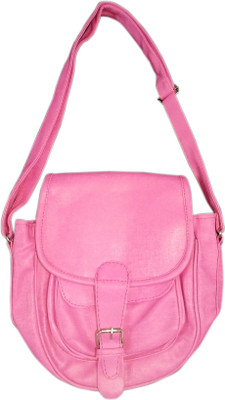

MADASH Girls Casual Pink PU Sling Bag