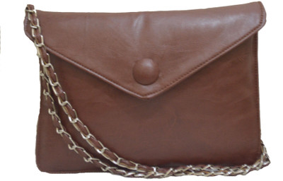 Felicita Women Casual Brown PU Sling Bag