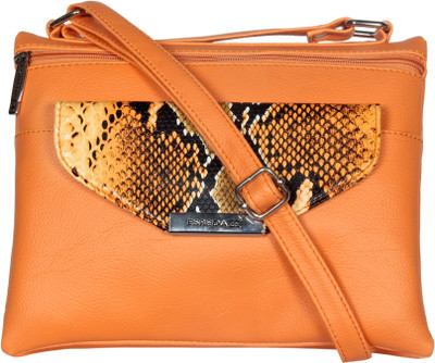 

Esbeda Women Casual Orange PU Sling Bag
