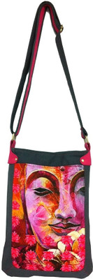 

Carry on Bags Girls Casual Grey Canvas Sling Bag