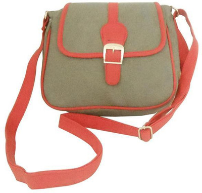 

Clicktin Girls Casual Grey Acrylic Sling Bag