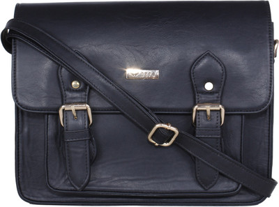 

Bern Women Casual Black PU Sling Bag