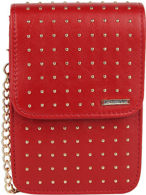 

Lino Perros Women Casual Red Leatherette Sling Bag