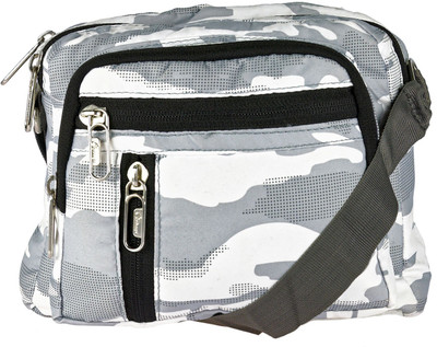 

JG Shoppe Women Casual Grey Polyester Sling Bag