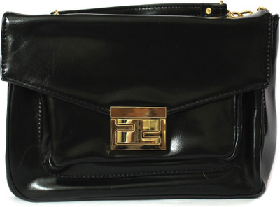 

Colors Inc Women Casual Black Leatherette Sling Bag
