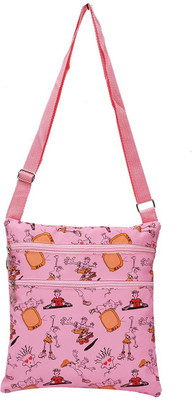 

Hawai Women Casual Pink Polyester Sling Bag