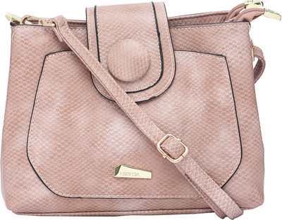 

Esbeda Women Casual Pink Leatherette Sling Bag