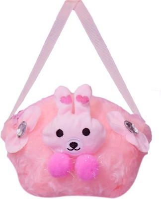 

AARIP Girls Casual Pink Velvet Sling Bag