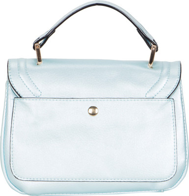 

Willy Woo Girls Casual Blue Leatherette Sling Bag
