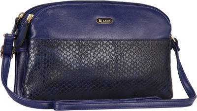 

Lavie Women Casual Blue Leatherette Sling Bag