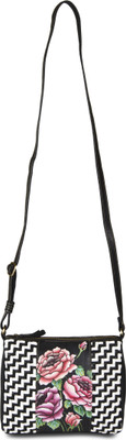 

Sophia Visconti Women Casual Black Genuine Leather Sling Bag