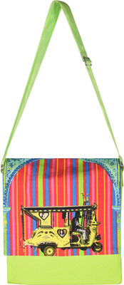 

Fatfatiya Women Casual Multicolor Canvas Sling Bag