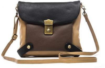 

Sophia Visconti Girls Casual Yellow Genuine Leather Sling Bag