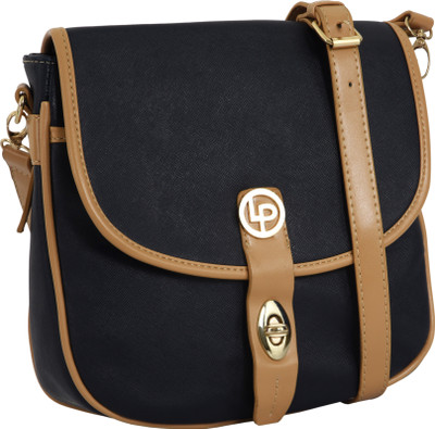 

Lino Perros Women Blue Leatherette Sling Bag