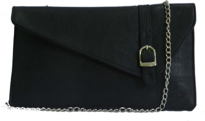 

Surmount Girls Evening/Party Black PU Sling Bag